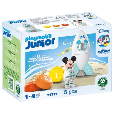 M&S Playmobil Junior Disney Mickey Mouse Rocket Space Adventure Toy Set- Buy online at McGrocer