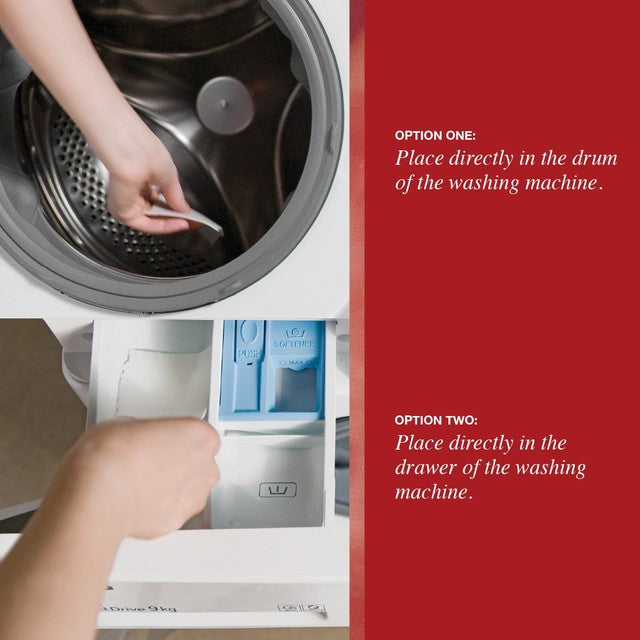 The Lab Co. non-bio laundry detergent sheets with energising scent for 64 loads (British brand)