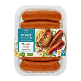 M&S M&S Plant Kitchen Vegan 6 Smoky Veggie Sausages 300g- Buy online at McGrocer