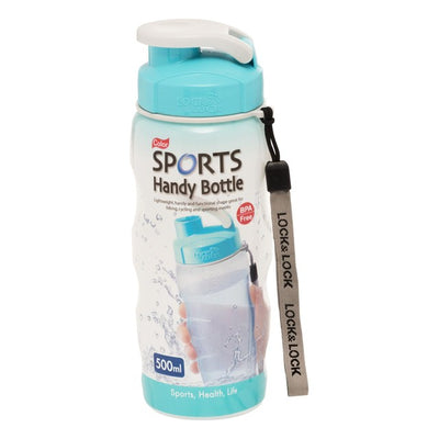 M&S LocknLock Sports Water Bottle with Strap Blue 500ml- Buy online at McGrocer
