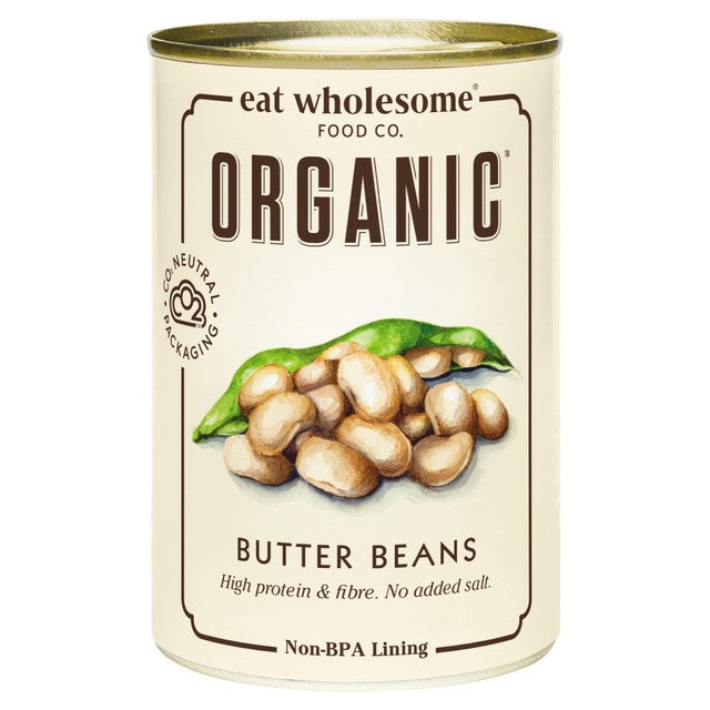 Eat Wholesome organic butter beans 400g - British product