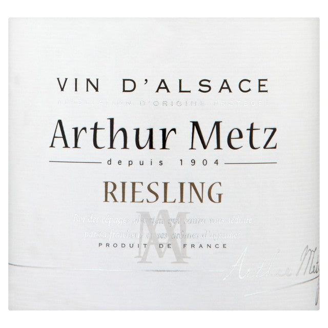 Arthur Metz Riesling white wine 75cl - British product