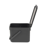Brabantia compost bin Grey 6 litre - British product