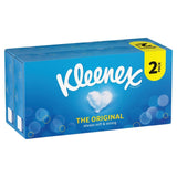 Kleenex Original Tissues twin box 2 x 64 sheets, UK version