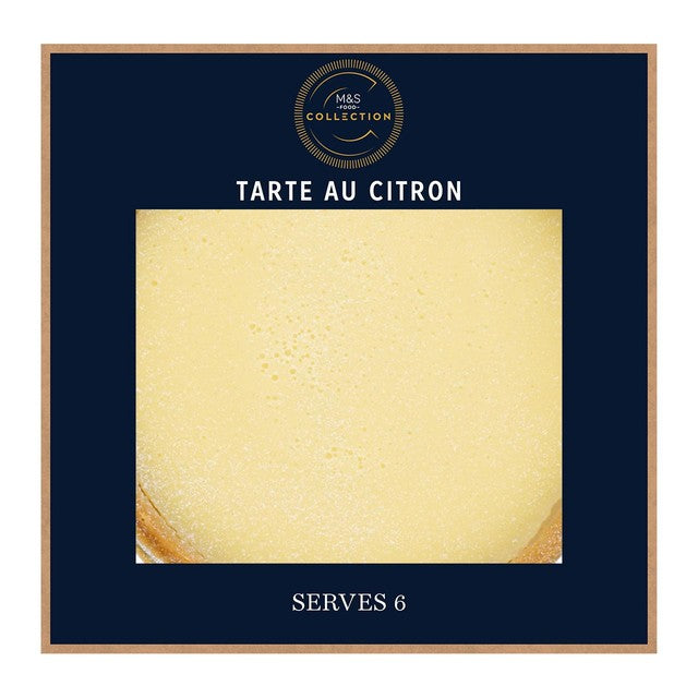 M&S Tarte au Citron lemon tart 520g, imported from the UK