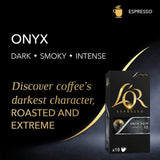L'OR Onyx Intensity 12 coffee pods x10, UK version