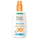 M&S Garnier Ambre Solaire Invisible Protect Spray SPF30 Kids Sun Cream 150ml- Buy online at McGrocer