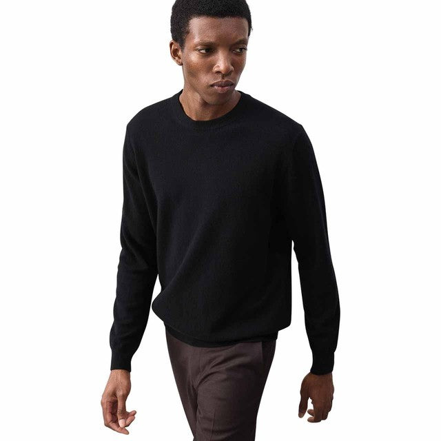 M&S men's cashmere jumper black XXL, imported from the UK
