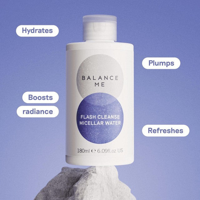 Balance Me Flash Cleanse micellar water 180ml - British product