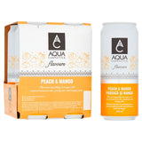 M&S AQUA Carpatica Mango Peach Sparkling Fruit Flavoured Water 4 x 330ml- Buy online at McGrocer