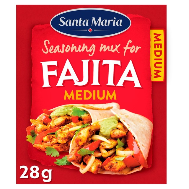 Santa Maria Medium Fajita Seasoning Mix 28g (British brand)