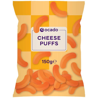 M&S Ocado Cheese Puffs Cheese Flavoured Maize Snacks 150g- Buy online at McGrocer