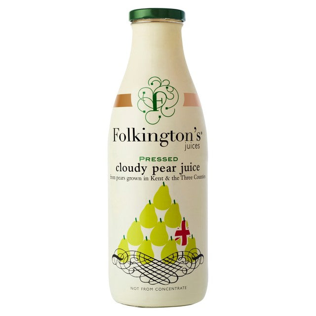 Folkington's Cloudy Pear Juice 1000ml - British product