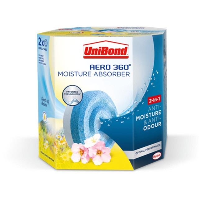 Unibond Aero 360 Flower Meadow dehumidifier refills (British brand)