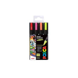 M&S Posca PC-5M Fluorescent Marker Pens 4-Pack- Buy online at McGrocer
