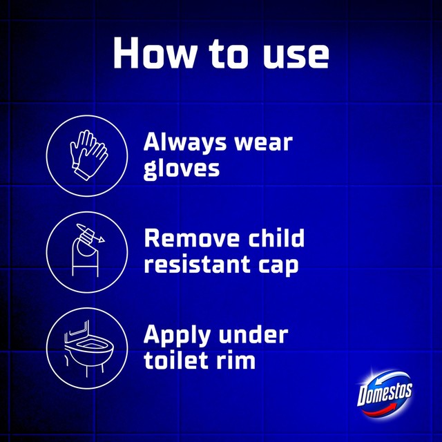Domestos Pink Power thick bleach cleaner (British brand)