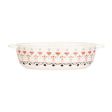 M&S Cath Kidston Painted Table Ceramic Oval Roasting Dish 28cm- Buy online at McGrocer