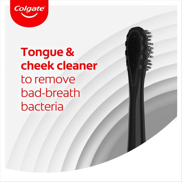 Colgate Charcoal Soft toothbrush heads pack of 4 - British product