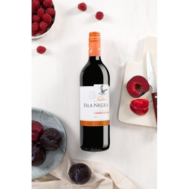 Isla Negra Cabernet Sauvignon Red Wine 75cl Bottle, UK version