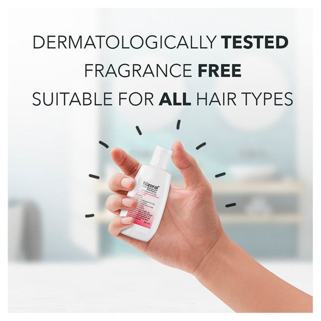 Nizoral anti-dandruff medicated shampoo, imported from the UK
