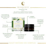 Dr Organic Evoke Tranquillity Restore eye cream 10ml - British product