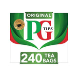 PG Tips black tea plant based biodegradable tea bags 240 per pack, imported from the UK