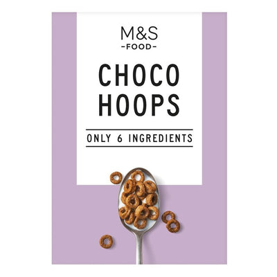 M&S M&S Only 6 Ingredients Choco Hoops Chocolate Cereal 300g- Buy online at McGrocer