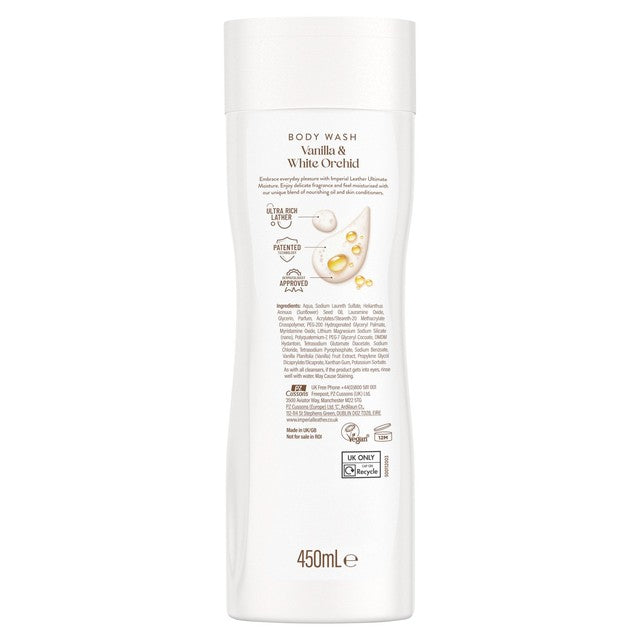 Imperial Leather body wash Vanilla & White Orchid 450ml, UK version