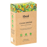 Rheal Superfoods Clean Greens sachets 50g, imported from the UK