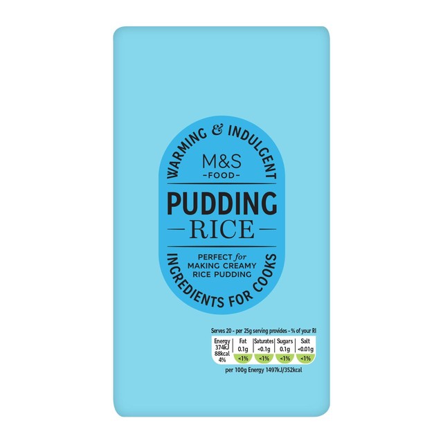 M&S pudding rice 500g, imported from the UK