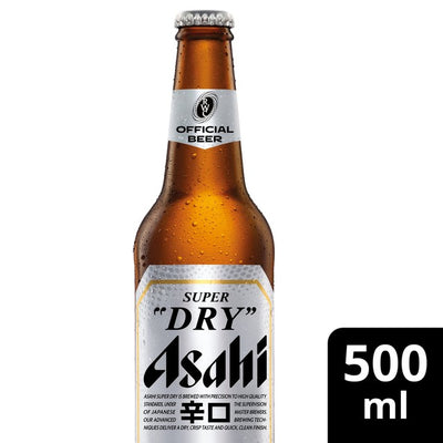 M&S Asahi Super Dry Lager Beer 500ml- Buy online at McGrocer