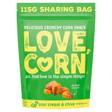 M&S Love Corn Sour Cream Chive Crunchy Corn Snack 115g- Buy online at McGrocer