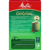 Melitta Original Coffee Filters 80 per pack, imported from the UK