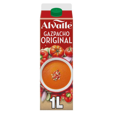 Soupe de légumes originale gazpacho Alvalle réfrigérée 1L