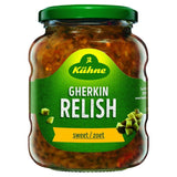 Kuhne Sweet Pickle Gherkin Relish 350g, UK version