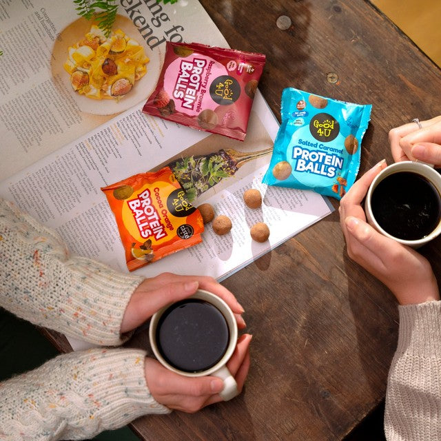 Good4U salted caramel protein balls 40g, UK version