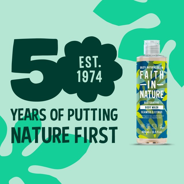 Faith in Nature Seaweed & Citrus Body Wash 400ml - British product