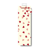 Woodmansterne pink hearts bottle gift bag - British product