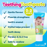 Brush-Baby Teething Toothpaste Applemint 50ml - British product