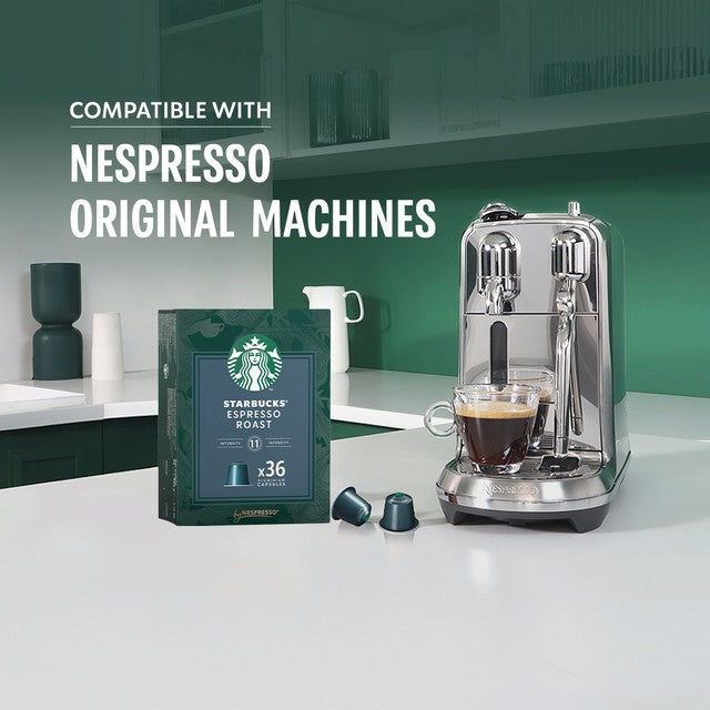 Starbucks Dark Espresso Roast Coffee Capsules 36 (British brand)