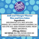 Snack a Jacks Salt & Vinegar Rice Cakes 117g (British brand)