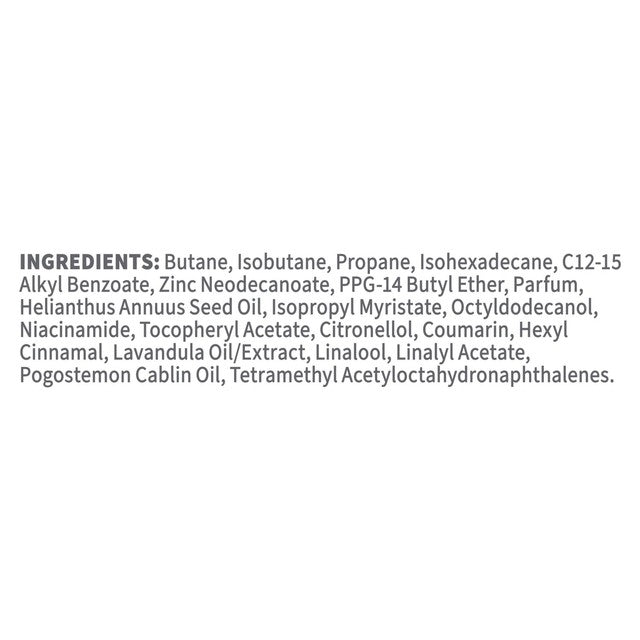 Dove lavender chamomile whole body deodorant spray - British product