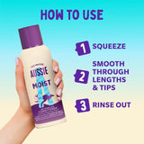 Aussie Miracle Moist travel hair conditioner - British product