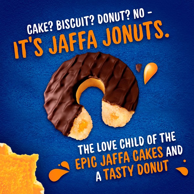 McVitie's Jaffa Jonuts Original 4 pack, imported from the UK