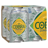 Cobra Zero Premium Alcohol Free Beer 4 x 330ml - British product