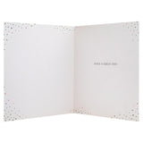 M&S scattered confetti birthday card 15cm x 15cm, imported from the UK