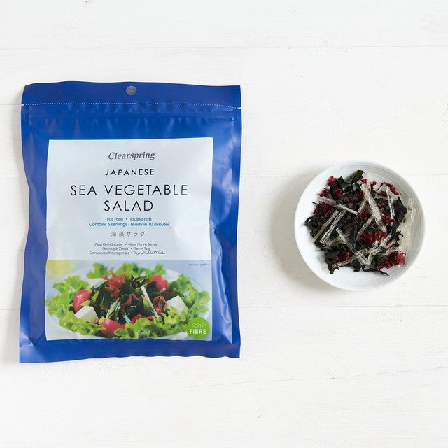 Clearspring Japanese Sea Vegetable Salad 25g - British product