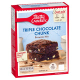 Betty Crocker triple chocolate chunk brownie mix 415g - British product
