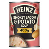 Heinz potato and smokey bacon soup can 400g, UK version