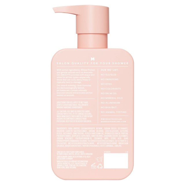 Monday shampoo for curly and frizzy hair 350ml, imported from the UK